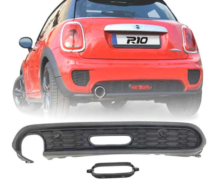 Diffuseur Arrière Mini Cooper F55 F56 Look Jcw Noir, Auto-onderdelen, Carrosserie, Verzenden