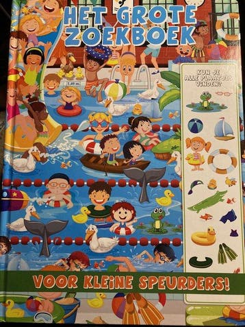 Het grote zoekboek voor kleine speurders! XL formaat 38x28cm, Verzenden, Merilla Design (tekst en vormgeving)