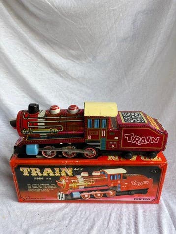 Friction - Train-jouet MF-170 Chinese blikken locomotief met