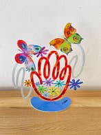 David Gerstein (1944) - sculptuur, Hamsa with Butterflies