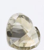 1 pcs Diamant (Natuurlijk gekleurd) - 1.00 ct - Hart - Fancy, Nieuw
