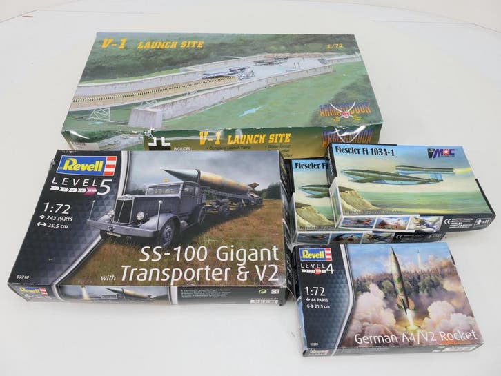 WW2 V1 & V2 XXL Set Revell 03309 German A4-V2 Rocket, 033..., Hobby en Vrije tijd, Modelbouw | Overige, Gebruikt, Ophalen of Verzenden