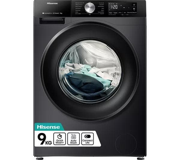 Hisense Wf3s9043bb3 - Wasmachine - 9 kg - 1400 tpm -, Elektronische apparatuur, Wasmachines, Ophalen of Verzenden