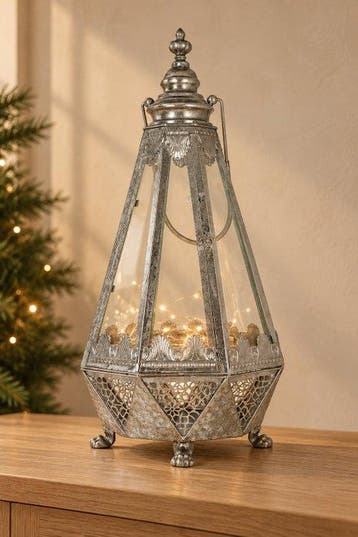 Lanterne - Verre, Métal - 64 cm!, Diversen, Nieuw