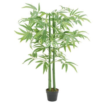 vidaXL Kunstplant bamboe 384 bladeren 120 cm groen, Verzenden, Nieuw
