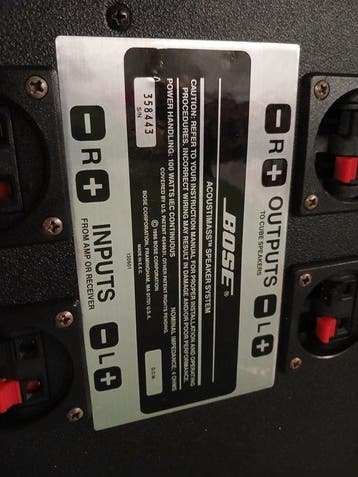 Bose - AM-5™ Acoustimass® Subwoofer luidsprekerset
