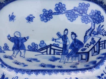 Antiek uit de 18e/19e eeuw – Chinees export blauw-wit