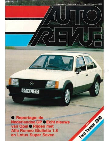1979 AUTO REVUE MAGAZINE 18 NEDERLANDS, Ophalen of Verzenden, Nieuw