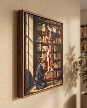 MEDSAN x Le Yack - The Library Ladder - Collaboration Artist