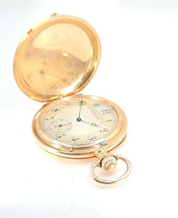 Uhrenfabrik Union Glashütte Sachsen - Rose Goldtaschenuhr, Handtassen en Accessoires, Horloges | Heren