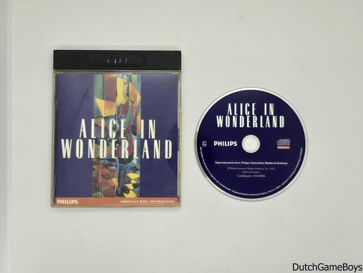 Philips CDi - Alice In Wonderland - Longbox, Games en Spelcomputers, Games | Overige, Gebruikt, Verzenden