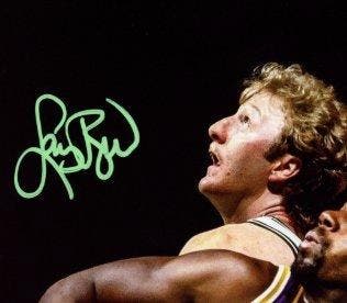 NBA - Larry Bird, Magic Johnson - 20x25 Gesigneerde foto -, Verzamelen, Nieuw