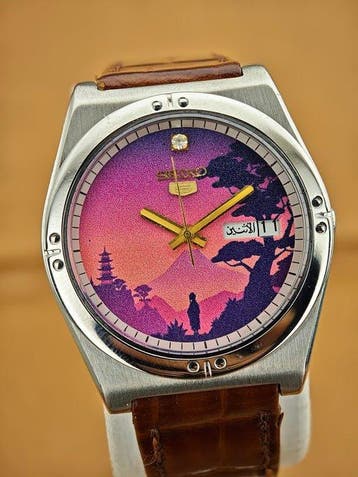Seiko - 5 Automatic 6349-6010 – Day-Date – 1984-Custom dial