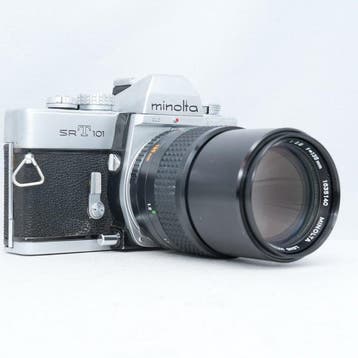 Minolta SR-T 101 + MC Tele Rokkor-PF 2,8/135mm | Analoge, Nieuw