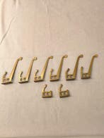 Ensemble de patères (8) - Laiton - Art déco