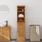 vidaXL Badkamermeubel Set met plank VIGO 2 pcs Bruin en, Huis en Inrichting, Verzenden, Nieuw
