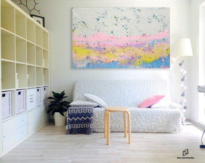 Alex Senchenko - Pastel Horizon, Antiquités & Art, Art | Peinture | Moderne