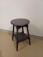 Table dappoint - Chêne - Planche botanique - Bobbin, Antiquités & Art