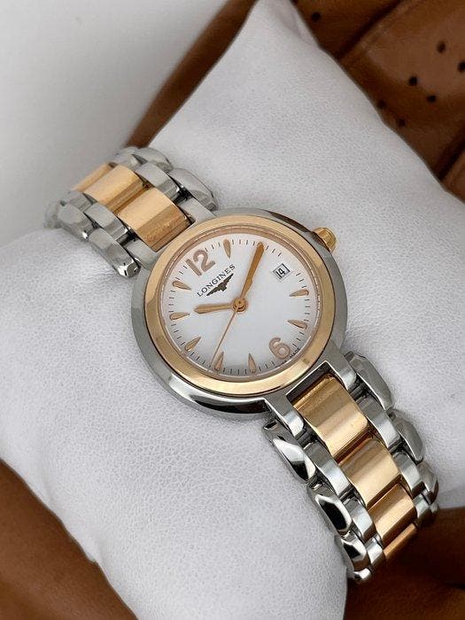 Longines - PrimaLuna 18K Gold/Steel - L8.110.5.16.6 - Femme, Bijoux, Sacs & Beauté, Montres | Anciennes | Antiquités