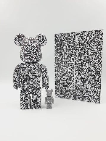 Keith Haring (1958-1990) - Be@rbrick Keith Haring V4 400% +