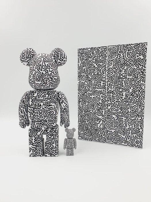 Keith Haring (1958-1990) - Be@rbrick Keith Haring V4 400% +, Antiek en Kunst, Kunst | Designobjecten