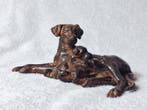 Pierre Chenet (XX-XXI) - sculptuur, La Chienne et ses Chiots