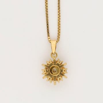 Collier - 18 carats Or jaune Diamant (Naturelle), Nieuw