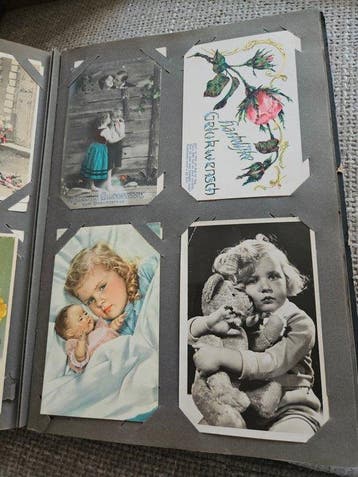 Allemagne - Fantaisie - Album de cartes postales (400) -, Gelopen