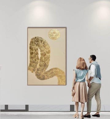 Stefanie Raus - Verschlungen Gold 1811 XXL