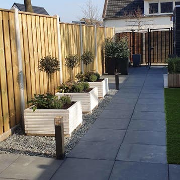 Vierkante, bomen plantenbakken van hout tot 1m x 1m x 1m !, Verzenden, Minder dan 60 cm, Vierkant, Nieuw