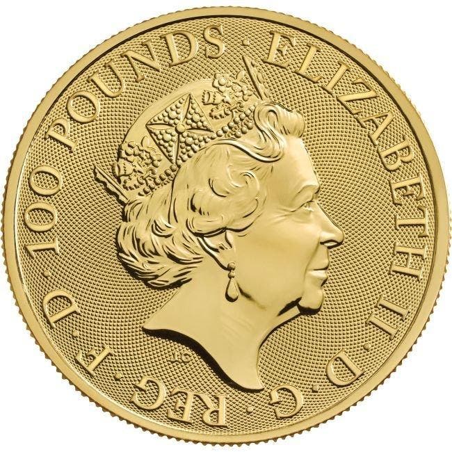 Verenigd Koninkrijk. 100 Pounds 2021 1 oz £100 GBP UK Gold, Postzegels en Munten, Edelmetalen en Baren