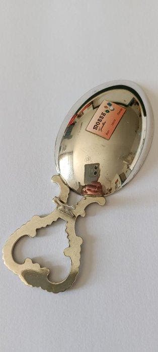 Cuillère de service - Argent 800 - Argent italien, Antiquités & Art