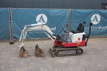 Veiling: Minigraver Takeuchi TB108 Diesel 2006, Ophalen
