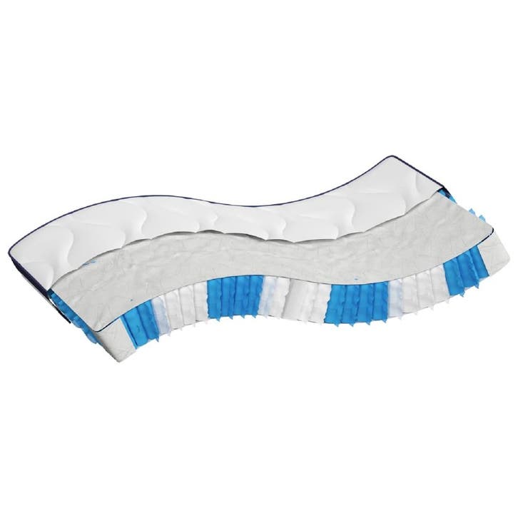 vidaXL Pocketveringmatras middelhard-hard 140x200 cm, Huis en Inrichting, Slaapkamer | Matrassen en Bedbodems, Nieuw, Verzenden
