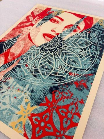 Shepard Fairey (OBEY) (1970) - Fractured Harmony