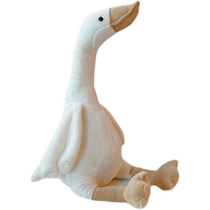 Eend Knuffel 40cm - Witte Gans Knuffel - Duck Goose Pop, Collections, Collections Autre, Envoi