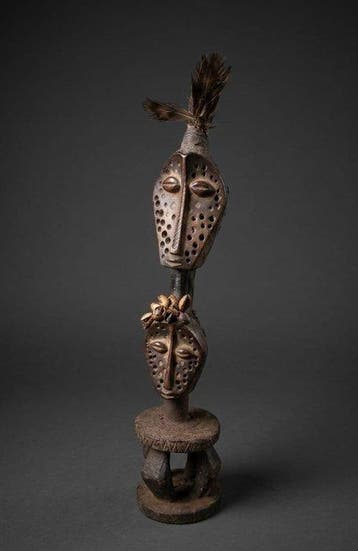Antropomorfe statuette LEGA - balega - DR Congo