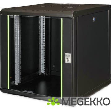 Digitus DN-19 12U-6/6-SW rack 100 kg Wandrek Zwart, Informatique & Logiciels, Verzenden
