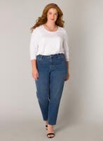 Base Level Curvy broek AnneliaX-0(44)Maat 42/44 (L), Vêtements | Femmes, Jeans, Verzenden
