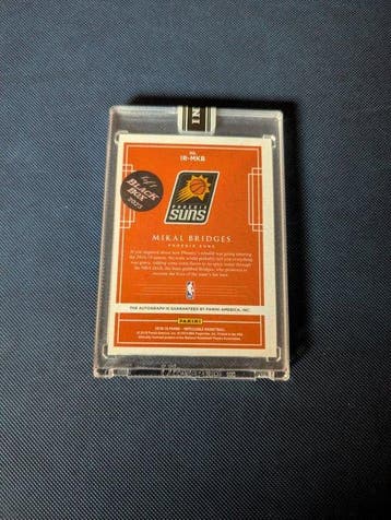 2018/19 Panini Impeccable Mikal Bridges RC One of One Black, Nieuw