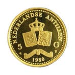 Gouden munt 5 Gulden Nederlandse Antillen (1980)