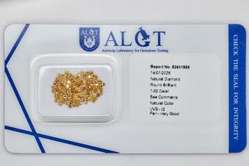 Zonder minimumprijs - 123 pcs Diamant (Natuurlijk gekleurd), Handtassen en Accessoires, Edelstenen, Nieuw