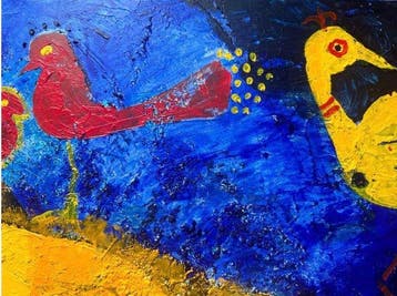 ronak moshiri - Dreams in blue and gold