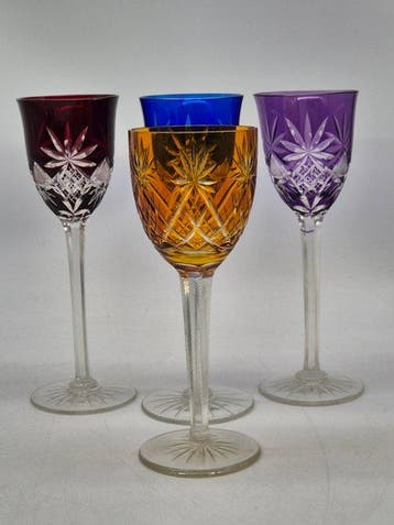 Römer Gläser Set – Bleikristall mit Schliffdekor und, Antiek en Kunst
