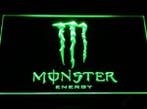 Monster Energy neon bord lamp LED verlichting reclame lichtb, Verzenden
