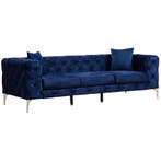 3-zitszetel Evila Originals Como In Marineblauw - Outlet, Maison & Meubles, Canapés | Salons, Verzenden