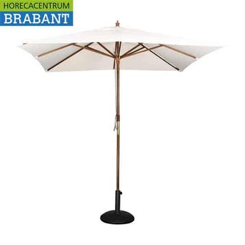 Bolero Vierkante Parasol 2,5 x 2,5 m Crèmekleur Horeca, Articles professionnels, Horeca | Mobilier & Aménagement, Ophalen of Verzenden