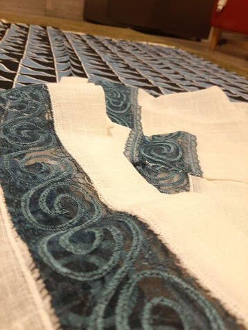 Lotto: raro cotone vintage 10 Swedish Designers Carrara