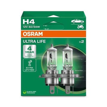 Osram H4 Ultra Life 12V 55W Set, Ophalen of Verzenden