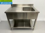 RVS Spoeltafel spoelbak 100 x 70 cm Horeca, Zakelijke goederen, Ophalen of Verzenden, Nieuw in verpakking